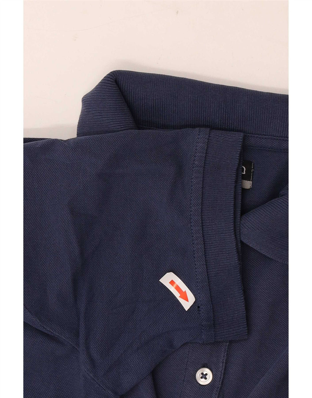Kappa Dame Polo Shirt UK 12 Medium Navy Blue Bomuld