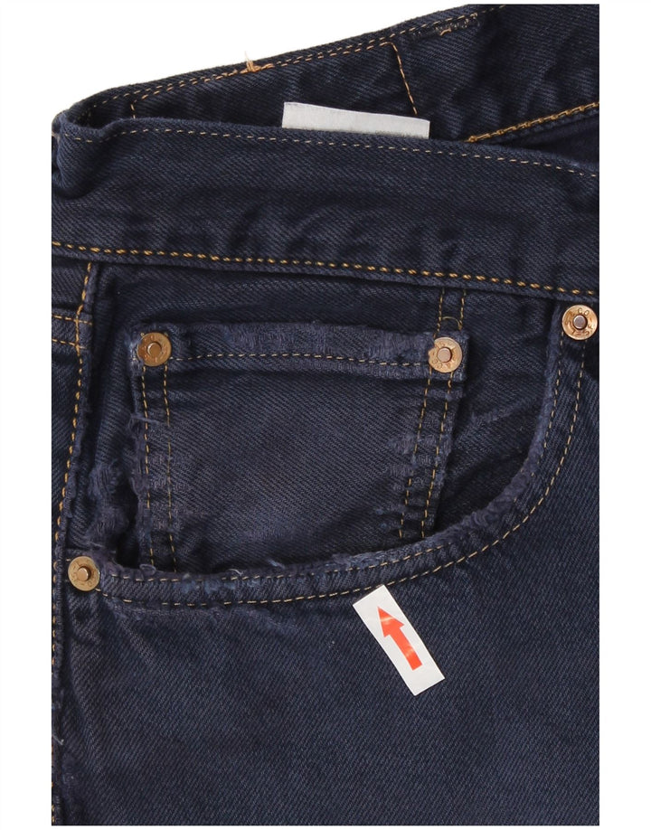 Levi's Herre 501 Straight Jeans W38 L27 Marineblå