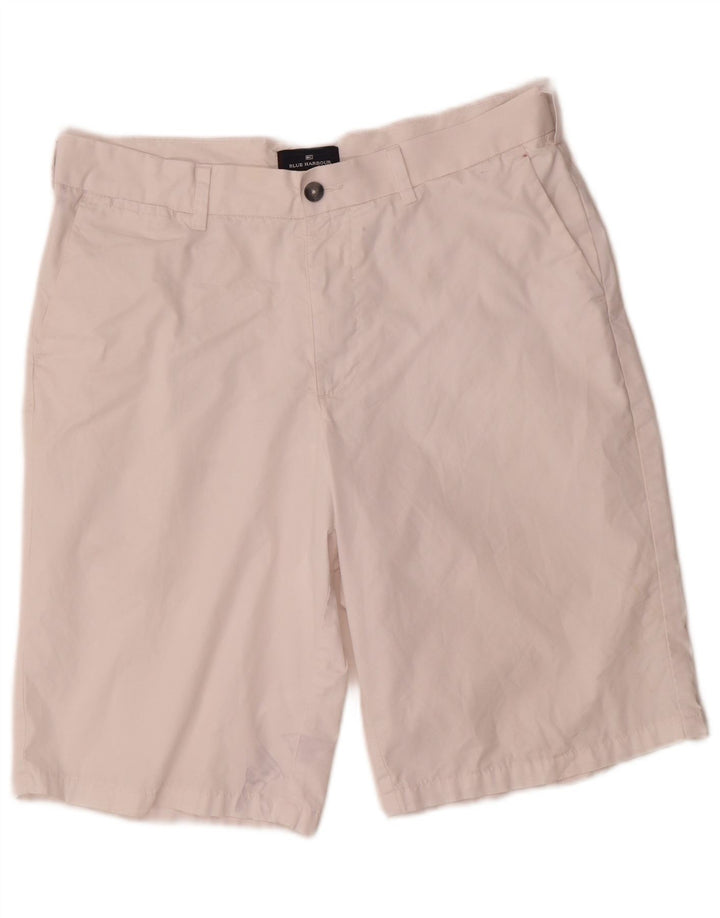 Marks & Spencer Herre Blue Harbor Chino Shorts W34 Stor hvid bomuld