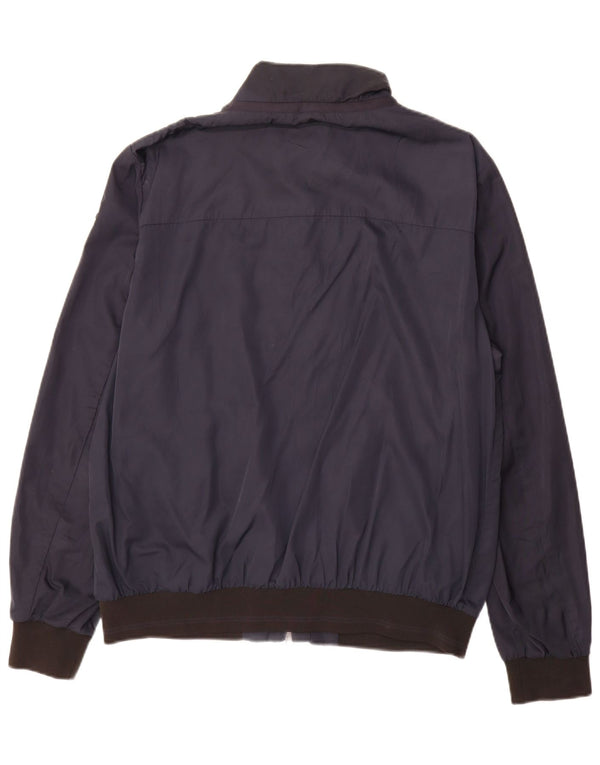 Geox Herre Respira Bomber Jacket UK 44 2XL Navy Blue Polyester