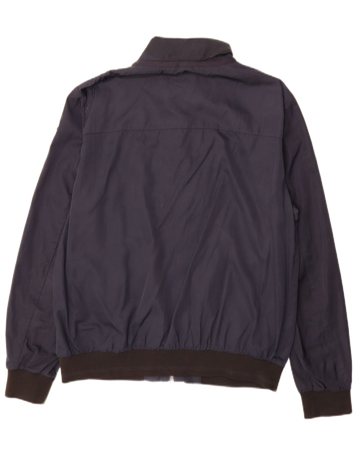 Geox Herre Respira Bomber Jacket UK 44 2XL Navy Blue Polyester