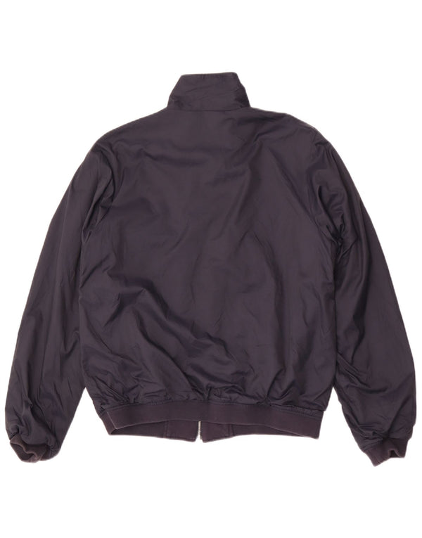 Gap Herre Bomber Jacket UK 38 Medium Navy Blue Nylon