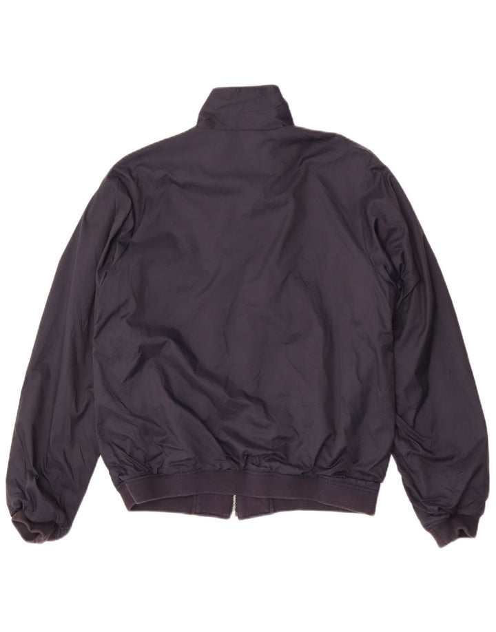 Gap Herre Bomber Jacket UK 38 Medium Navy Blue Nylon