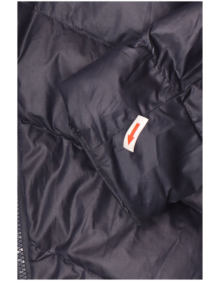 Napapijri Dame Polstret Jakke UK 14 Medium Navy Blue Polyester