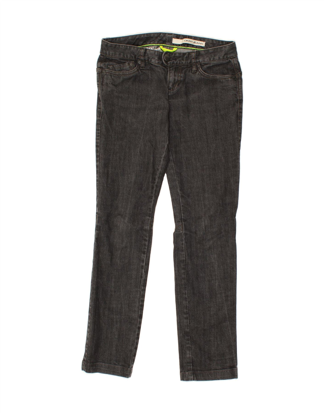 DKNY Womens Slim Jeans W28 L30  Grey Cotton Vintage Dkny and Second-Hand Dkny from Messina Hembry 