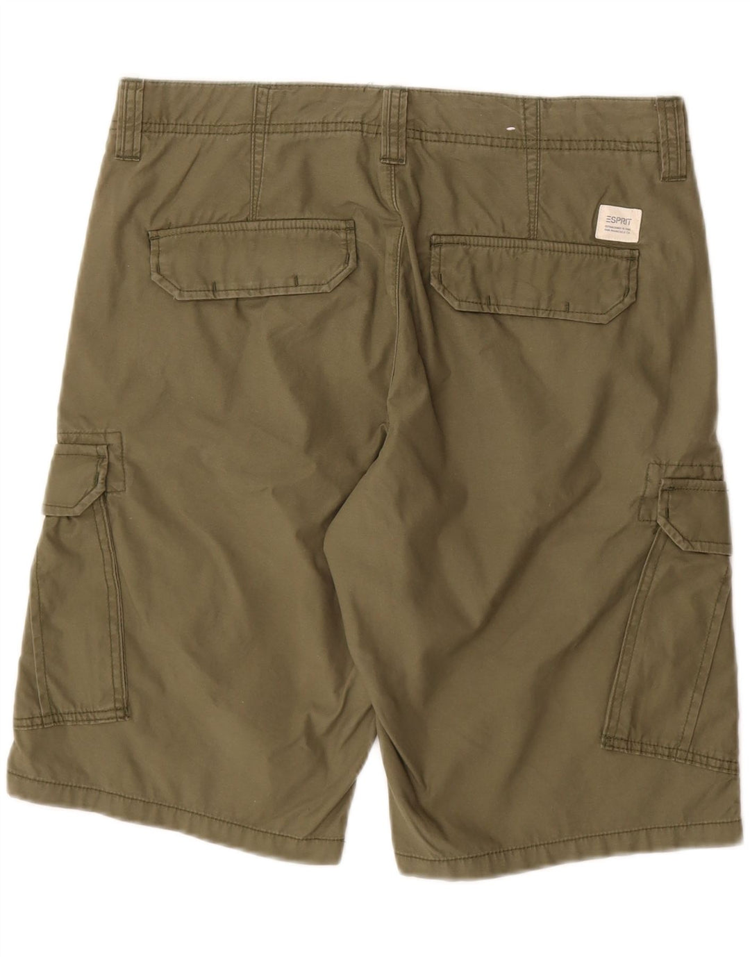 ESPRIT Mens Relaxed Fit Cargo Shorts W31 Medium  Khaki Cotton Vintage Esprit and Second-Hand Esprit from Messina Hembry 