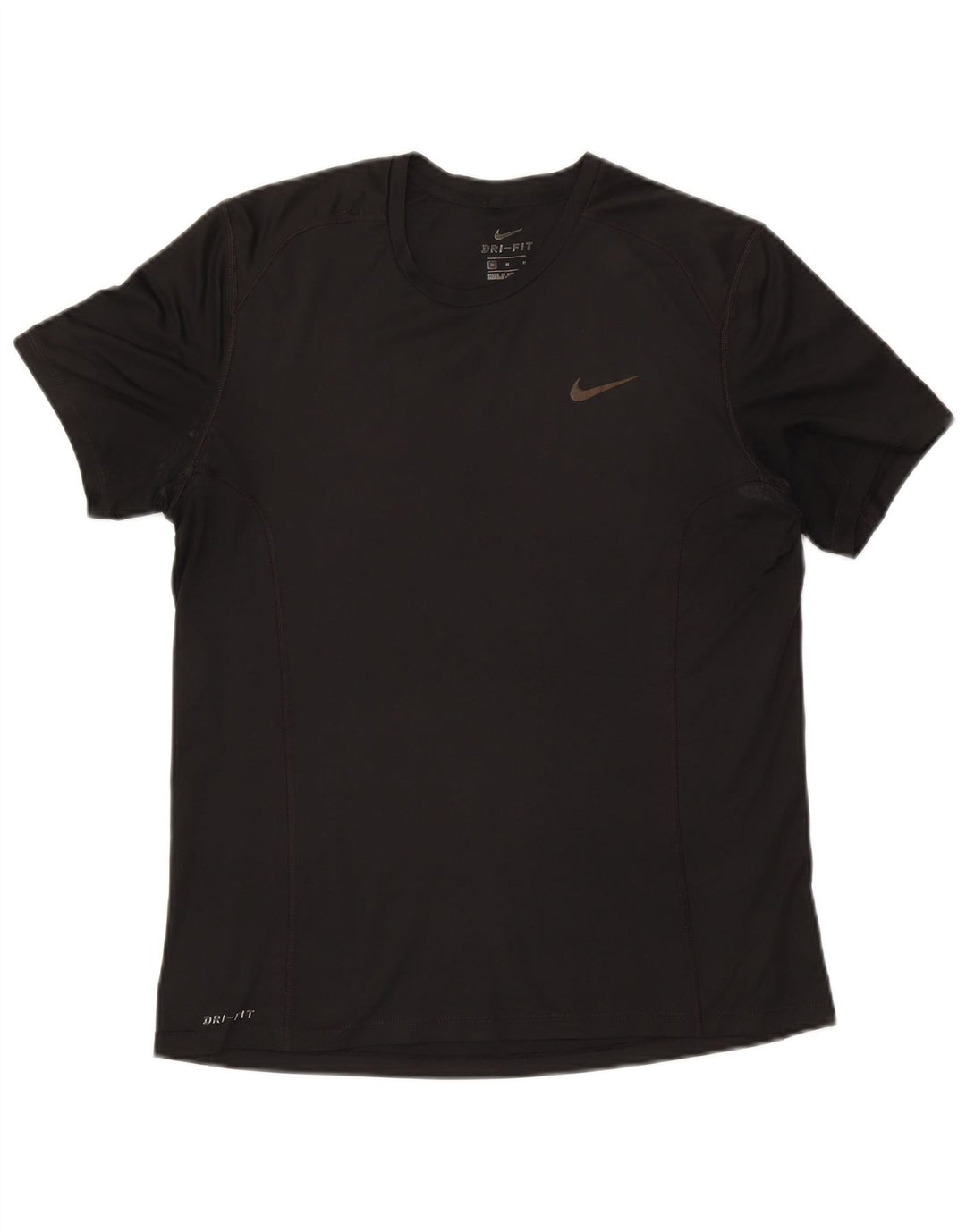 Nike Herre Dri Fit T-Shirt Top Medium Sort