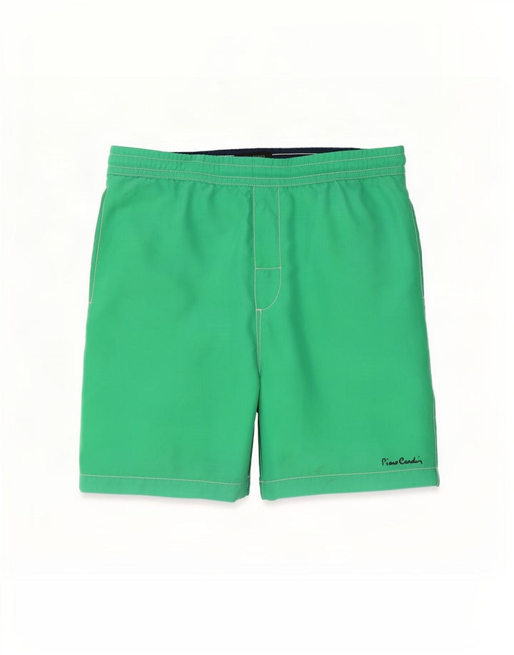Pierre Cardin Badeshorts til mænd mellemgrøn polyester