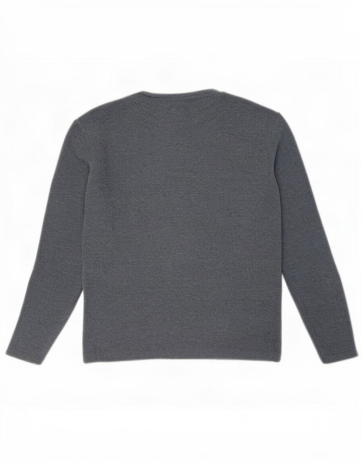 Zara Dame Bluse Top UK 10 Små Blå Flecked