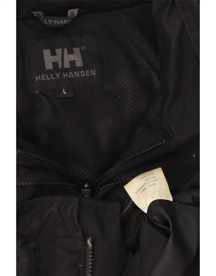 Helly Hansen Herre Loose Fit Windbreaker Jacket UK 40 Large Black Polyester