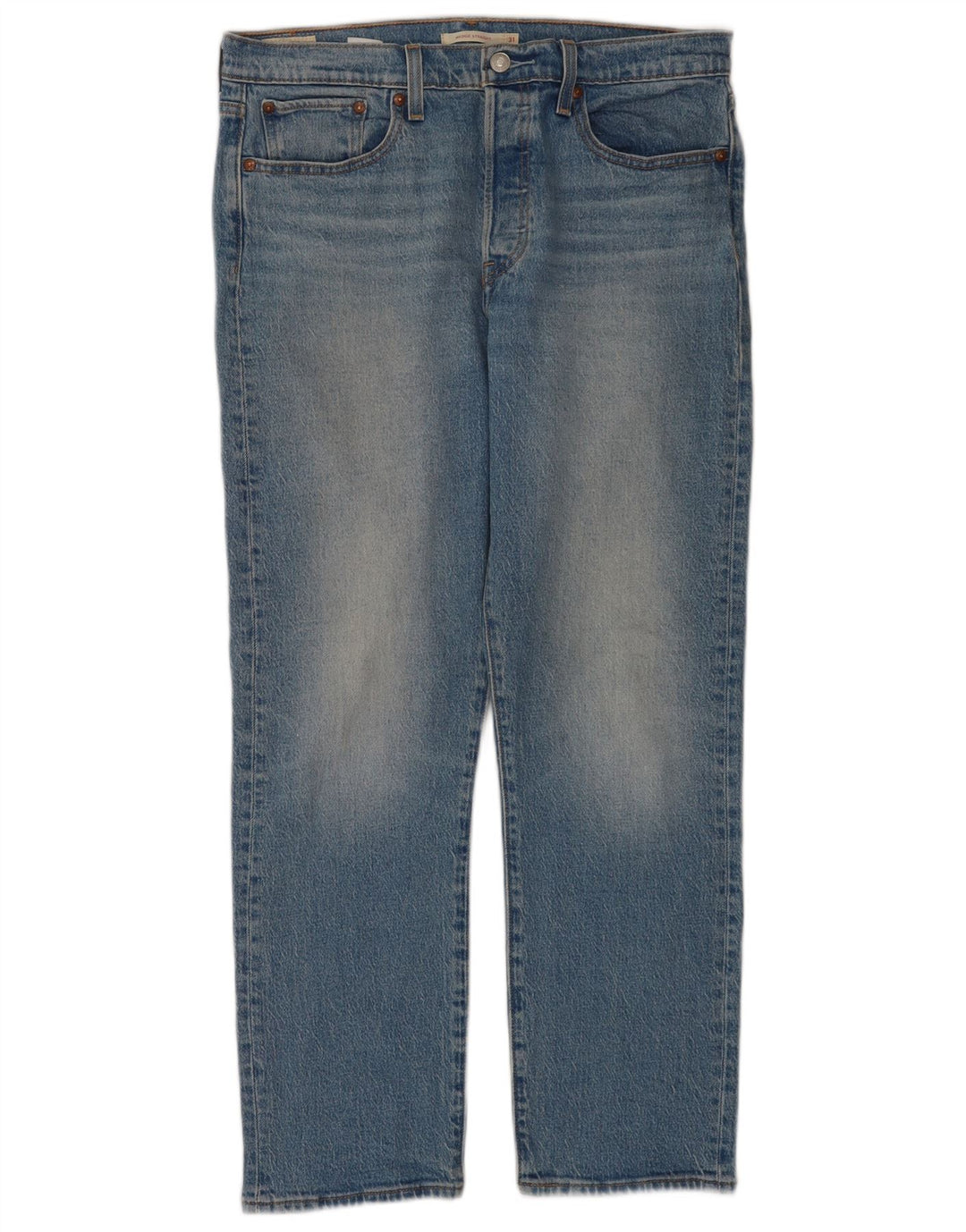 Levi's Dame Wedgie Straight Jeans W31 L28 Blå Bomuld