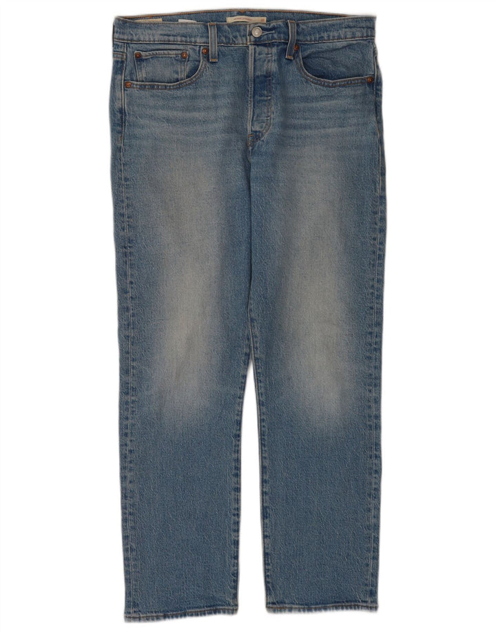 Levi's Dame Wedgie Straight Jeans W31 L28 Blå Bomuld