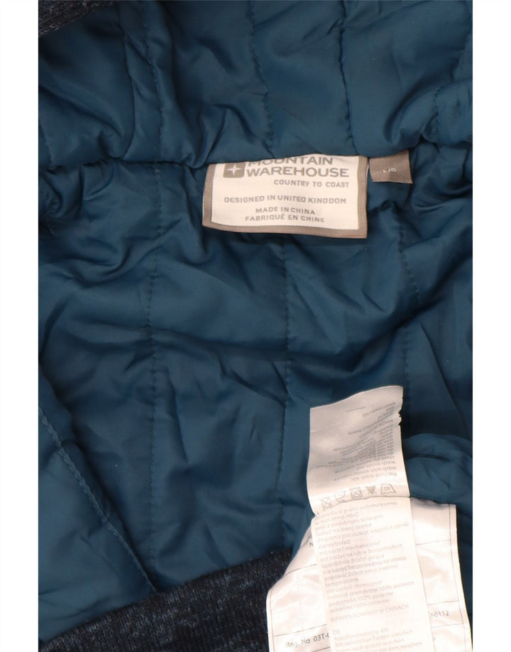 Mountain Warehouse Herre hættetrøje med lynlås Large Navy Blue Flecked
