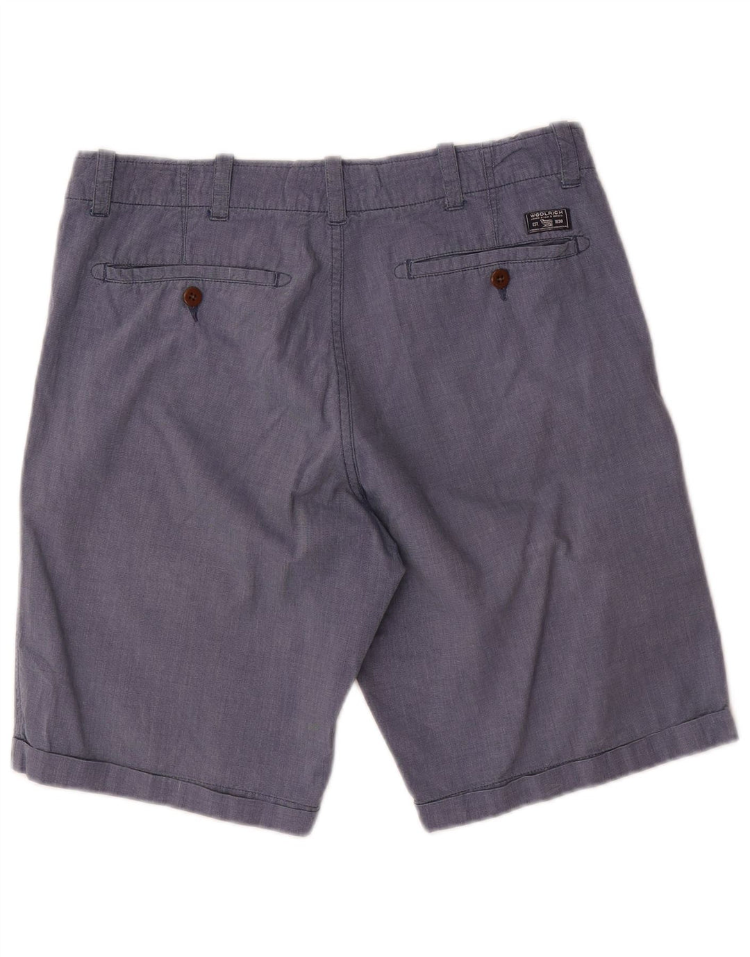 Woolrich Herre Chino Shorts W31 Medium Blue Bomuld