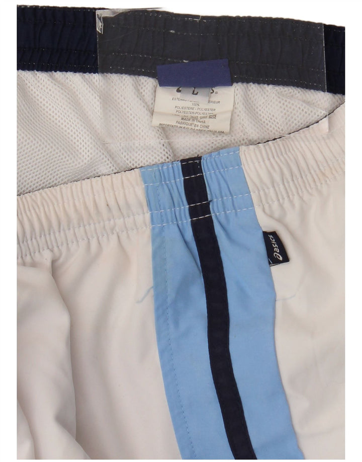 Asics Sportsshorts til mænd Large White Colourblock Polyester