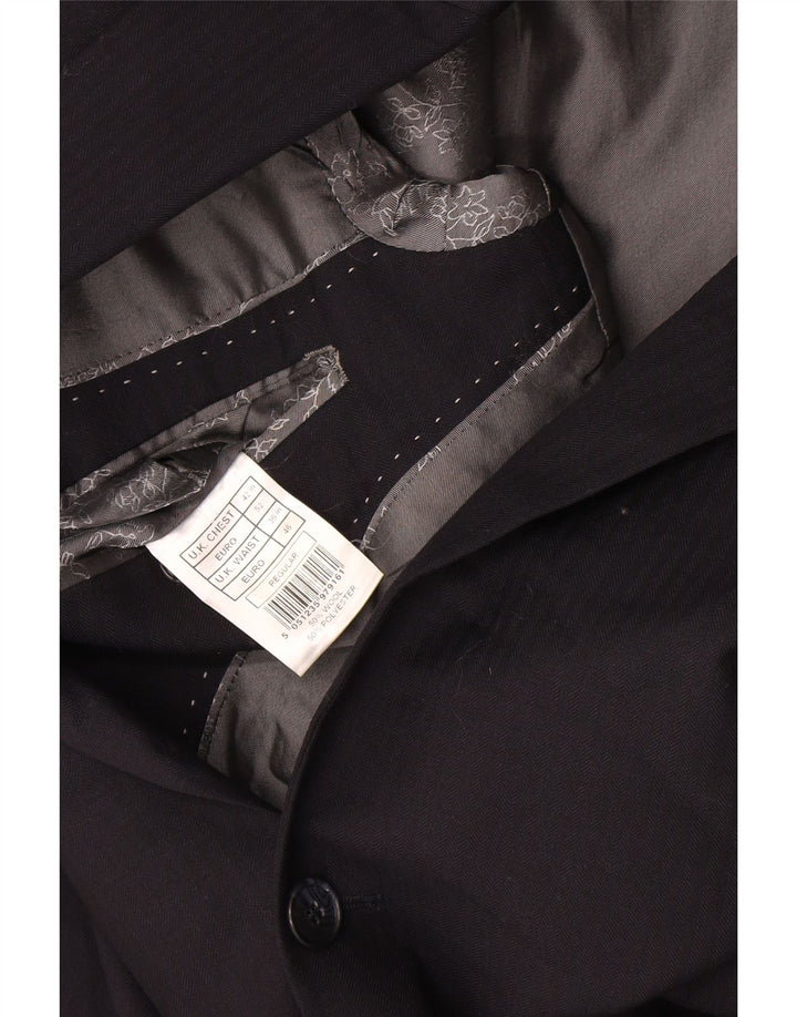 Pierre Cardin Herre 2-knaps blazerjakke UK 42 XL marineblå polyester