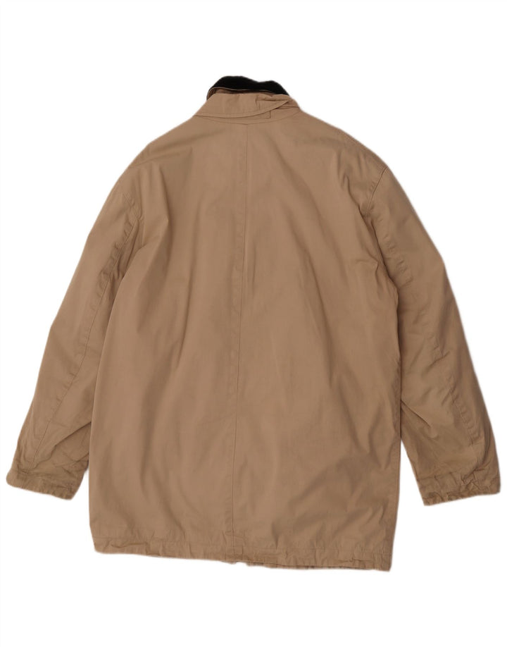 Gant Herre Overfrakke UK 40 Large Beige Colourblock