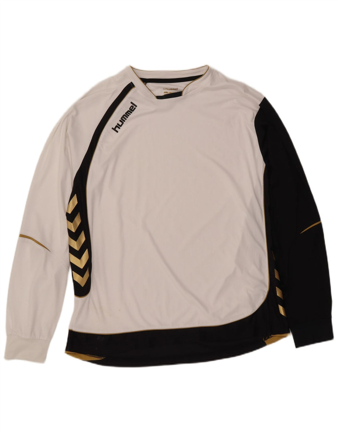 HUMMEL Herre Top Langærmet XL Hvid Colourblock