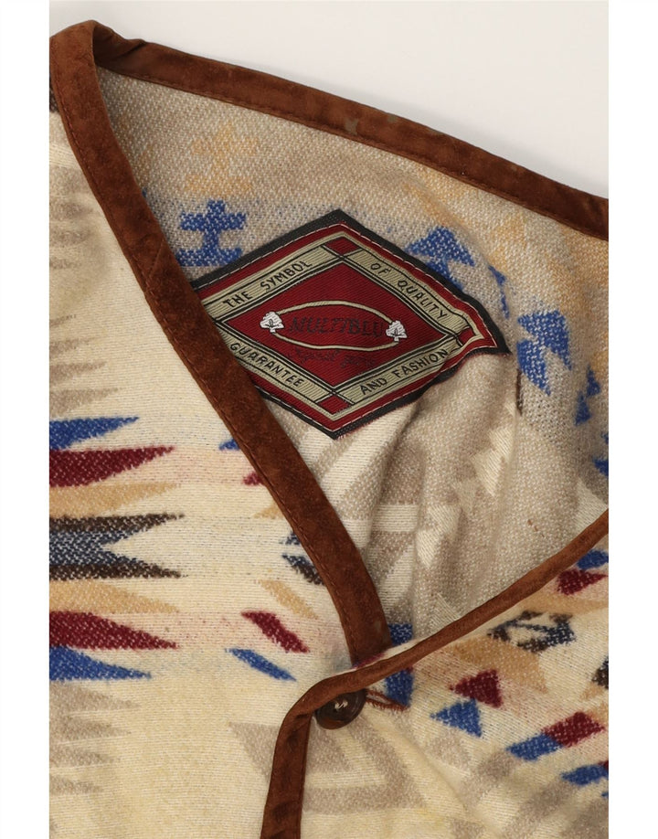 MULTIBLU Herrevest UK 40 Large Beige Fair Isle