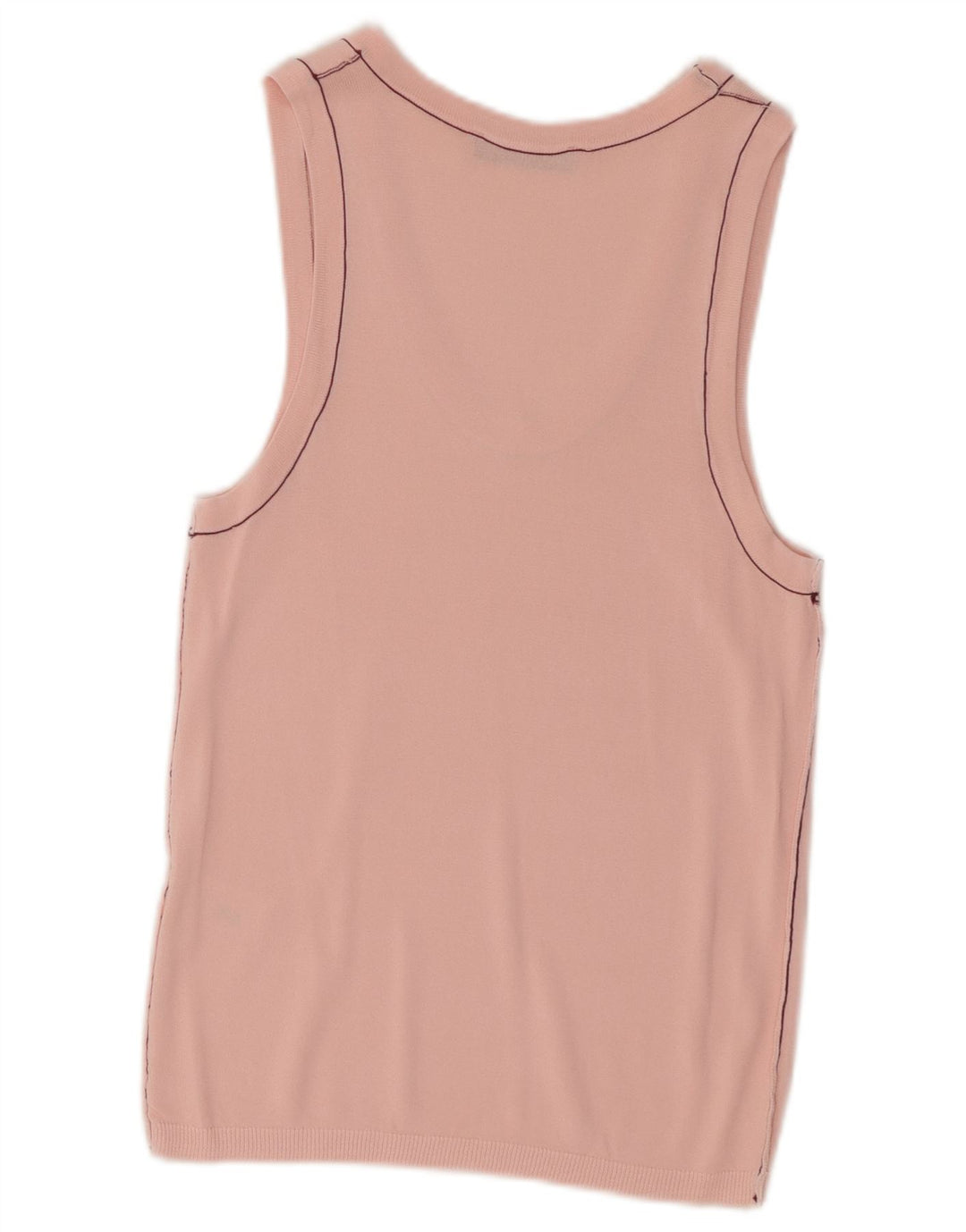 Zara Damevest Top UK 12 Medium Pink Viscose