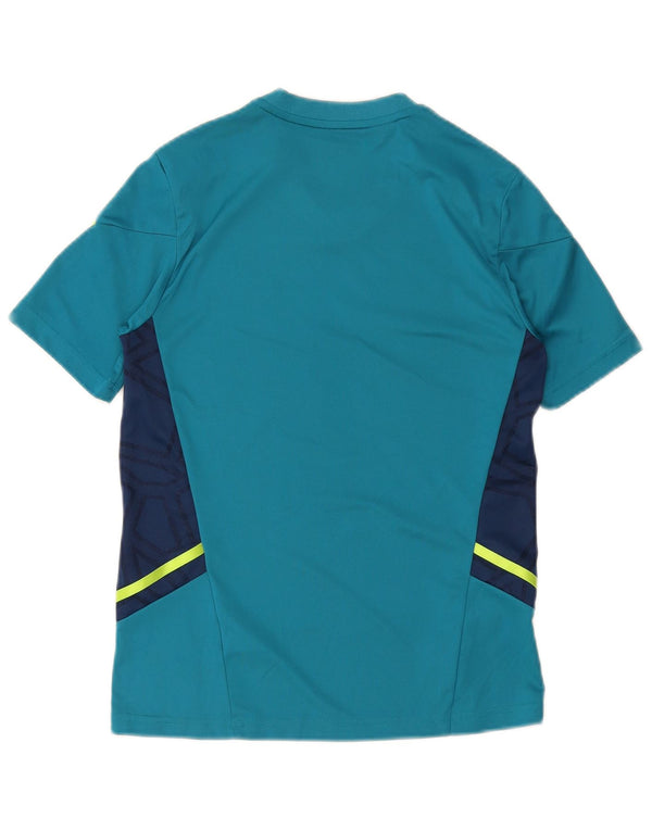 Adidas Boys Juventus Grafisk T-Shirt Top 13-14 år Blå Colourblock