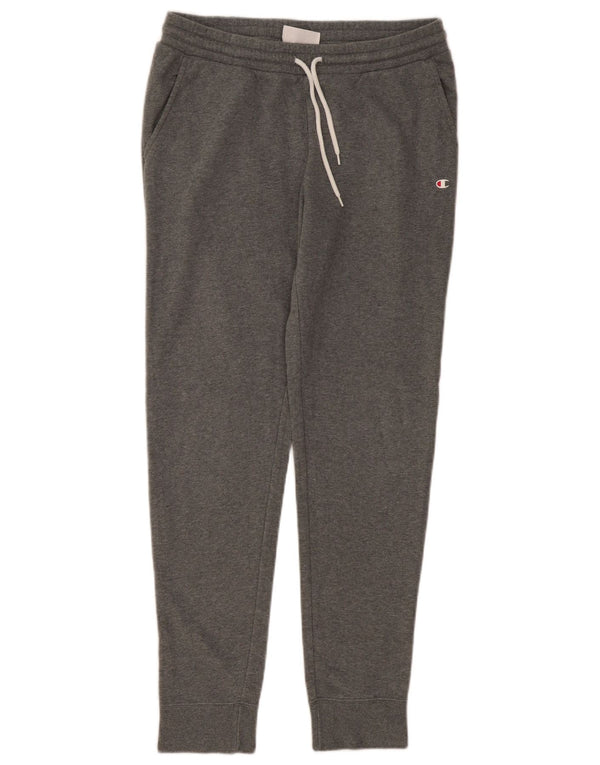 Champion Womens træningsdragt Bukser Joggers UK 10 Small Grey Cotton