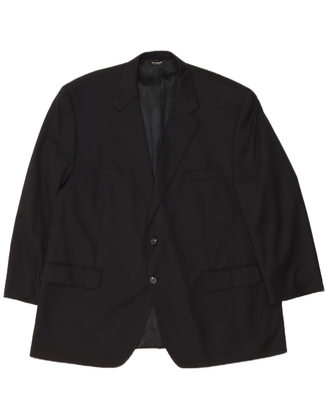 CHAPS Mens 2 Button Blazer Jacket UK 42 XL Black Wool