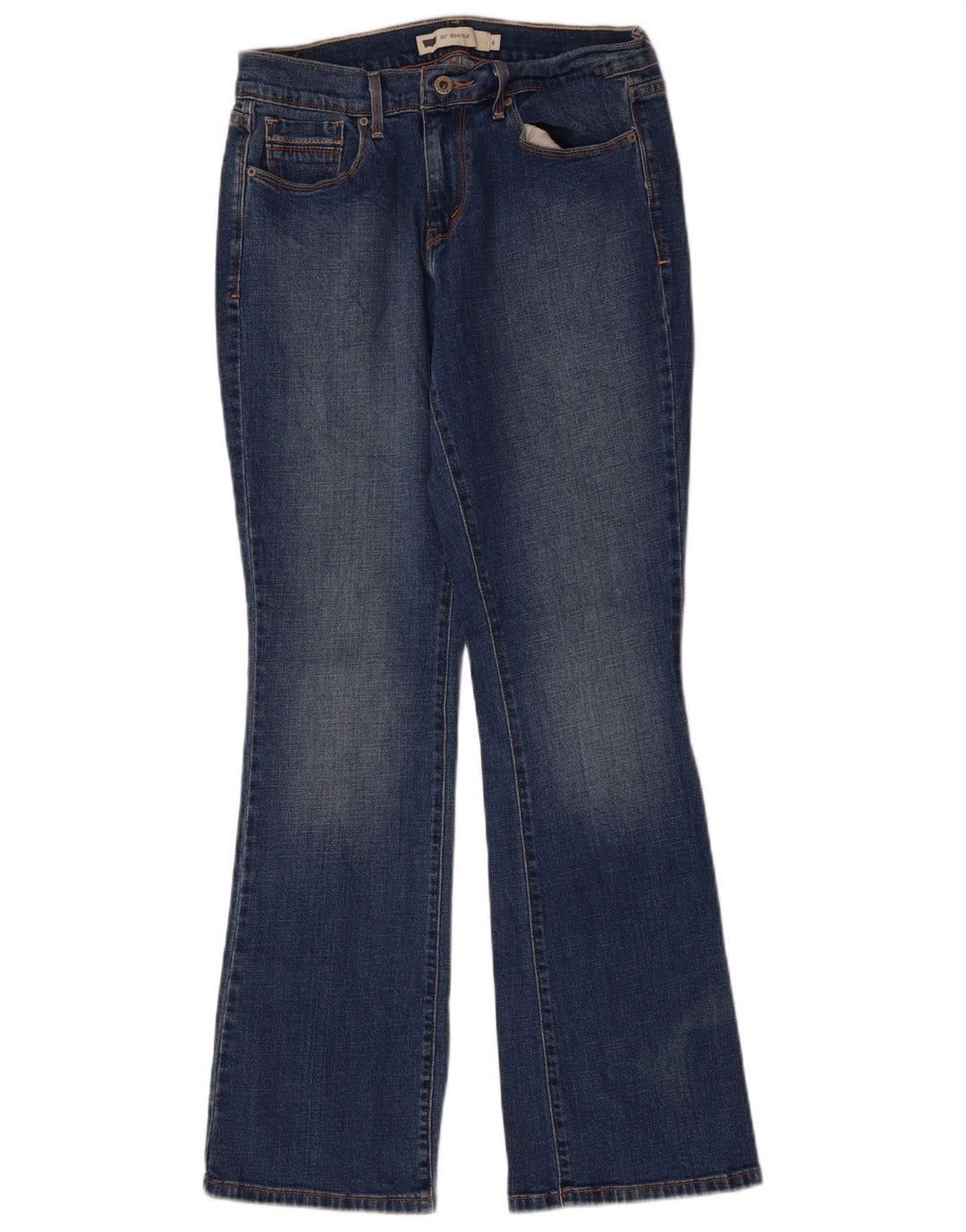 LEVI'S Dame 515 Bootcut Jeans US 6 Medium W30 L31 Blå Bomuld