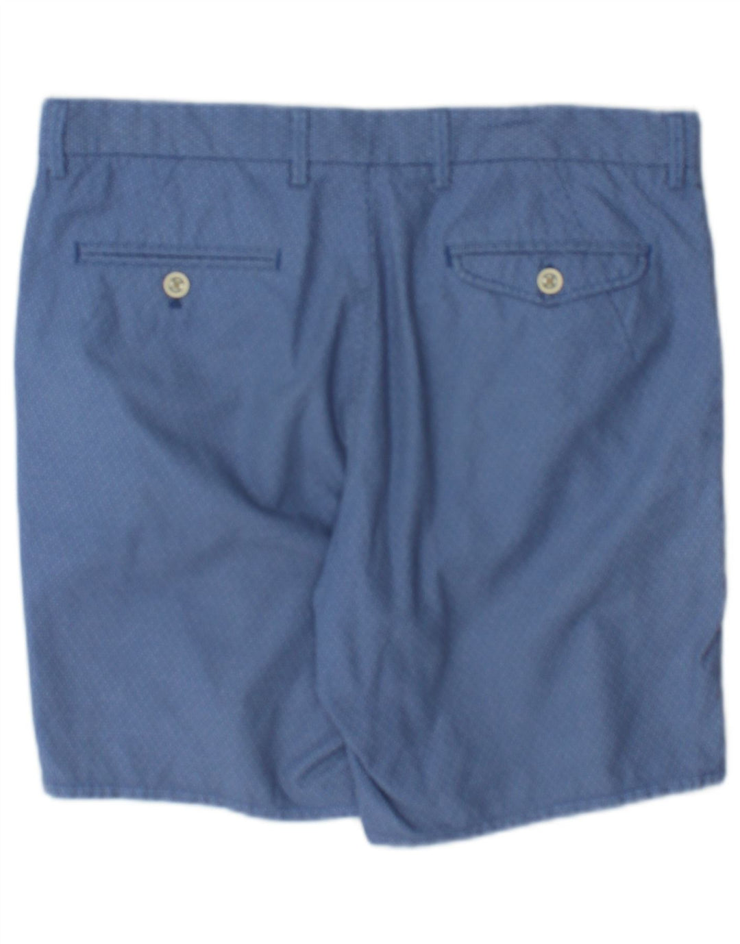 Massimo Dutti Herre Chino Shorts EU 40 Medium W31 Blå Bomuld