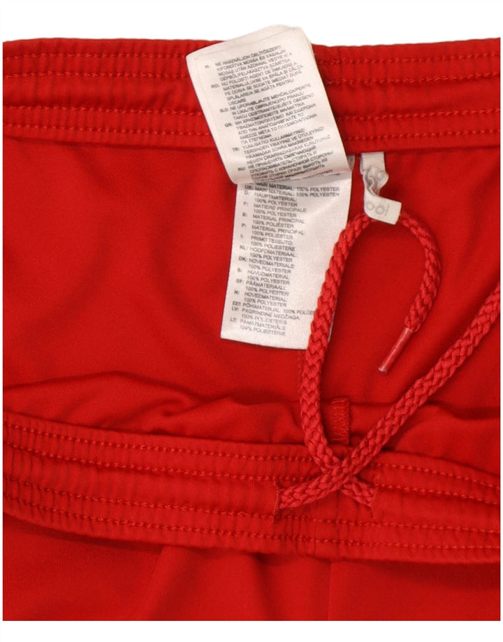 Adidas Womens Climacool Sports Shorts UK 12/14 Medium Red Colourblock