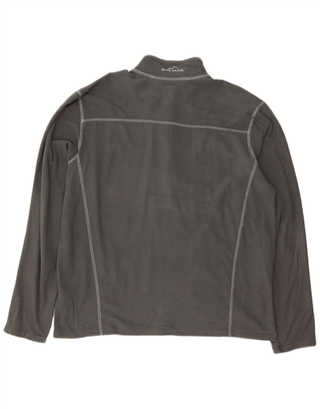 Eddie Bauer Fleece Jumper med lynlås til mænd XL Grå Polyester