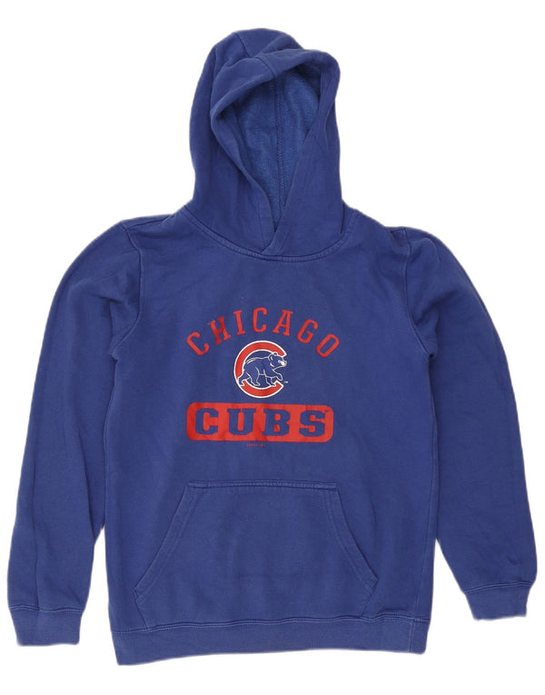 Ægte Merchandise Drenge Chicago Cubs Hættetrøje 13-14 år XL Blå
