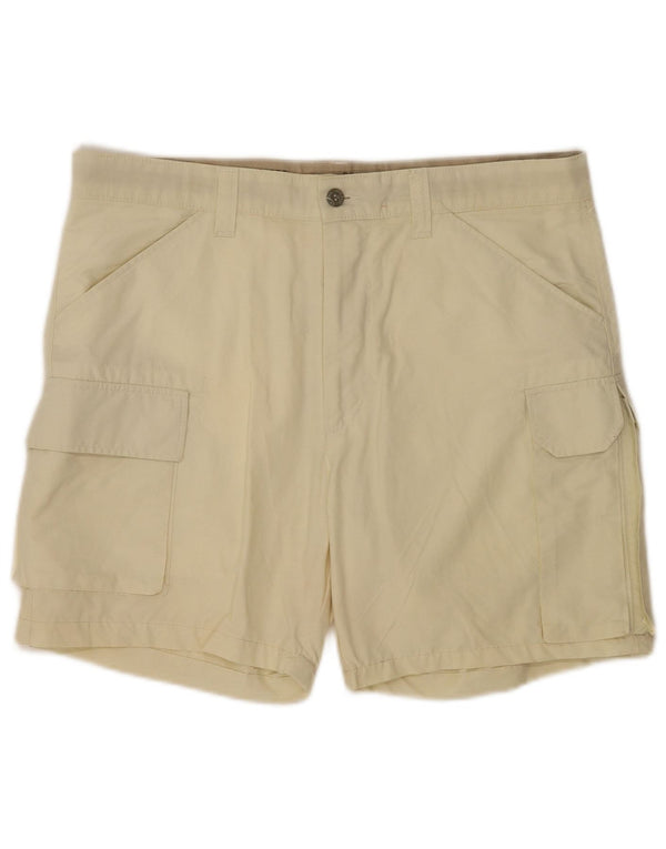 Dockers Herre Khakis Cargo Shorts W34 Large Beige Bomuld