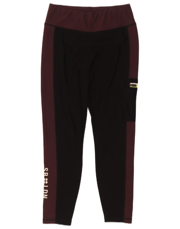 Sweaty Betty Womens Grafiske Leggings UK 12 Medium Black Colourblock
