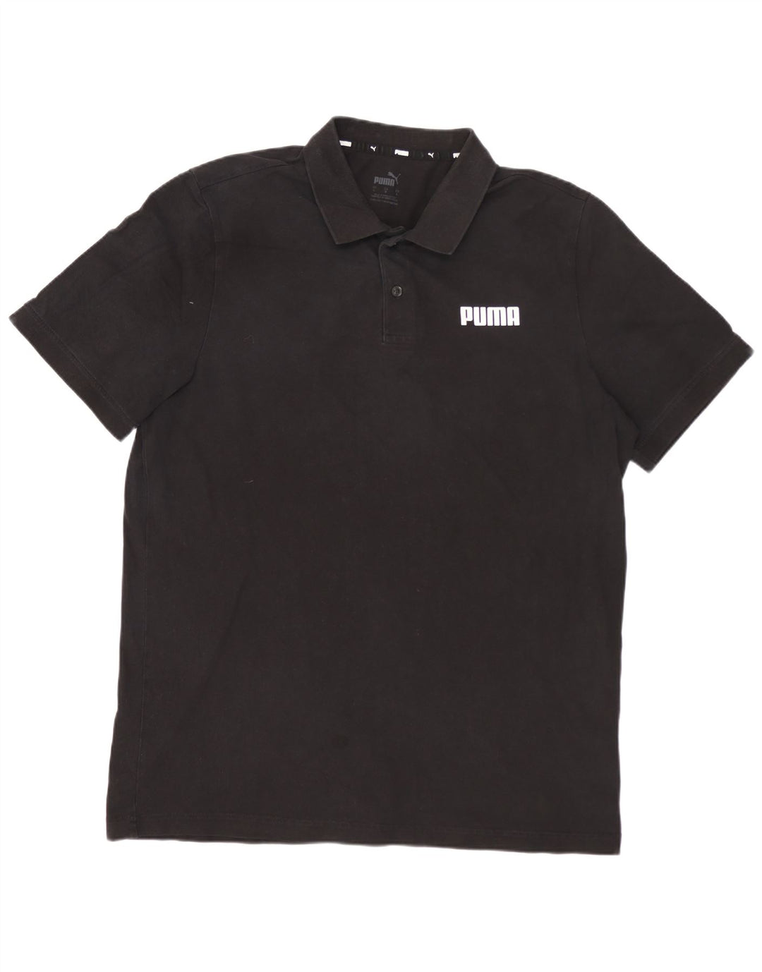 PUMA Poloshirt til mænd Stor sort bomuld