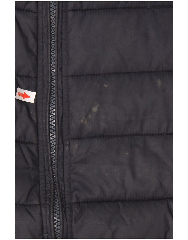 FAT FACE Herre polstret jakke UK 38 Medium Navy Blue Nylon