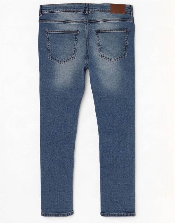 French Connection Slim Jeans til mænd W32 L30 blå bomuld