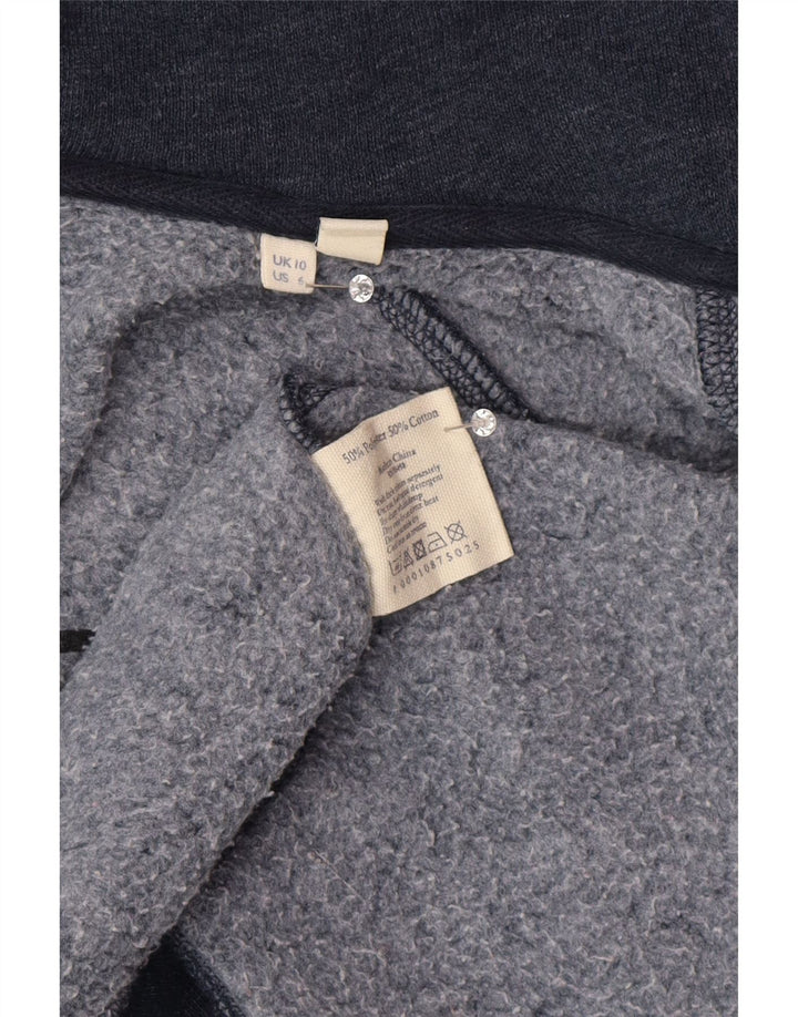 Jack Wills Dame Oversized Hættetrøje med lynlås UK 10 Small Navy Blue