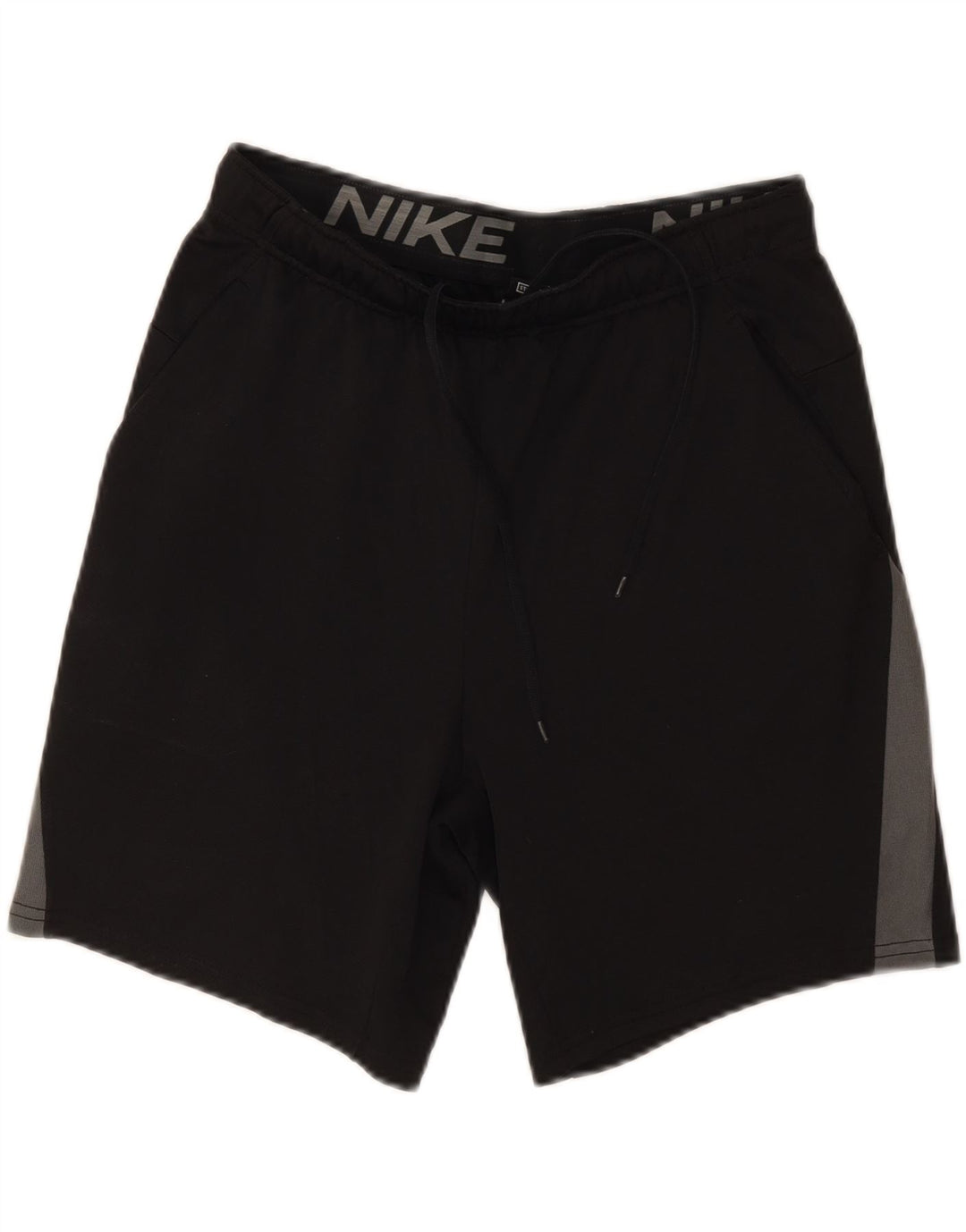 Nike Herre Dri Fit Standard Sports Shorts Medium Sort Colourblock Polyester