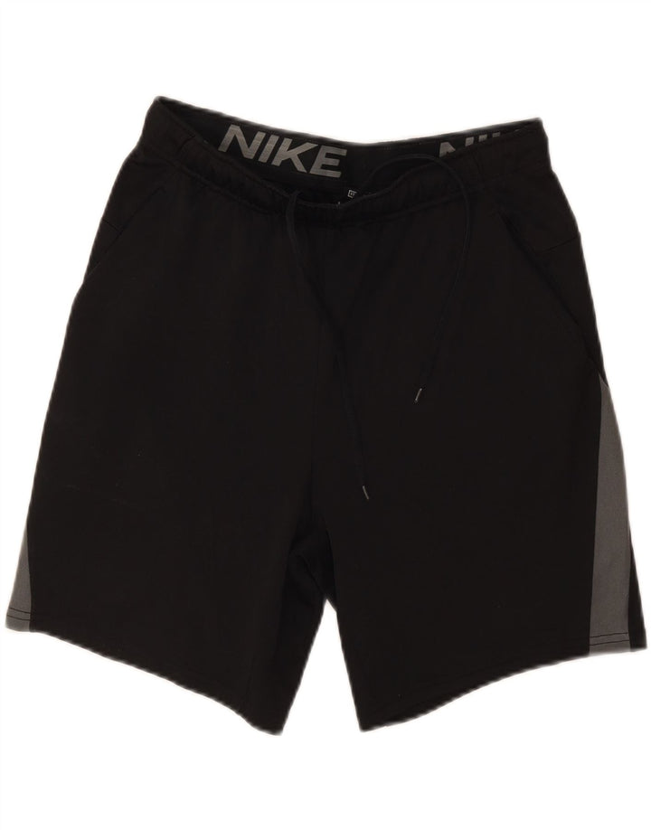 Nike Herre Dri Fit Standard Sports Shorts Medium Sort Colourblock Polyester