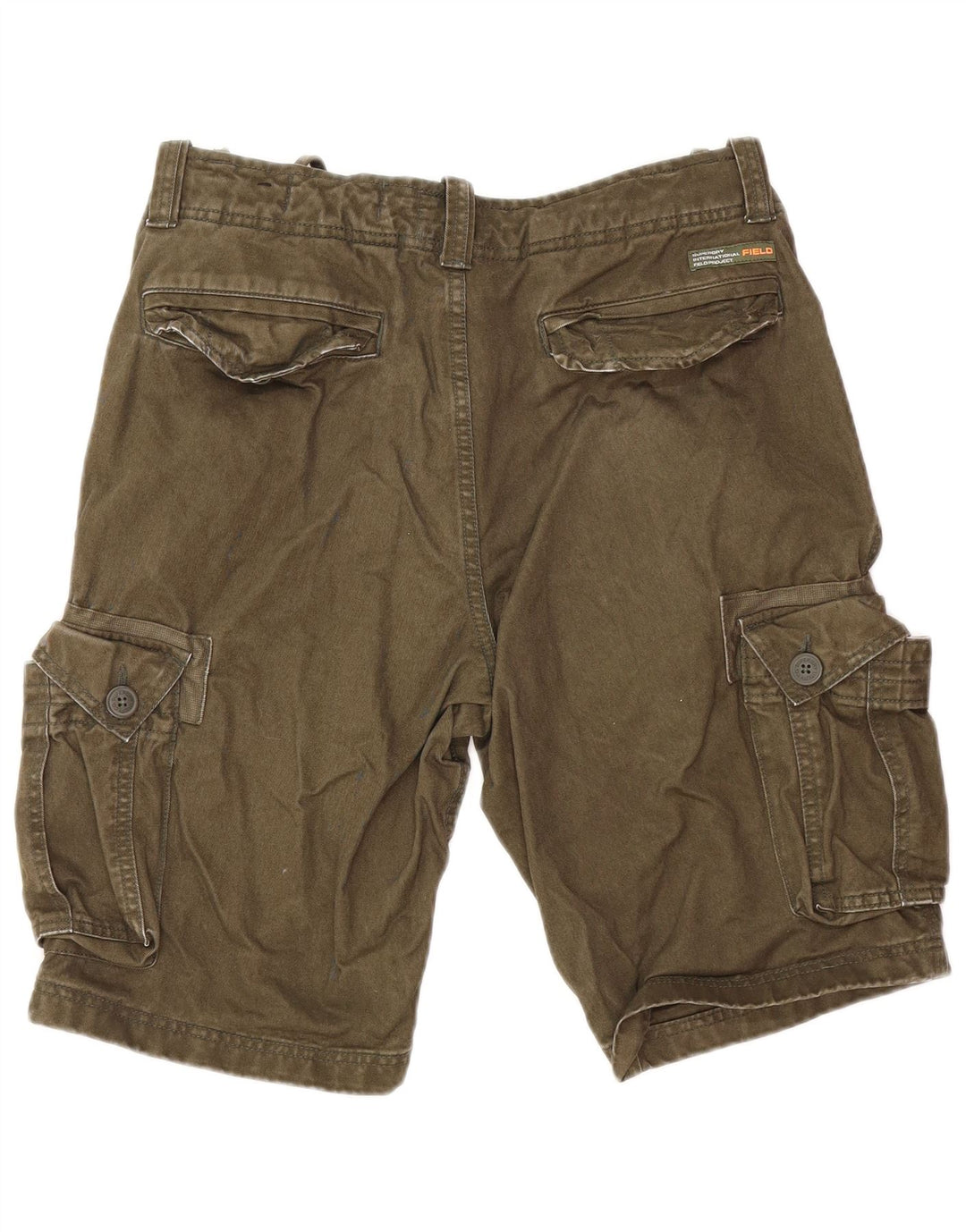 SUPERDRY Cargo Shorts til mænd W32 Medium Khaki Bomuld