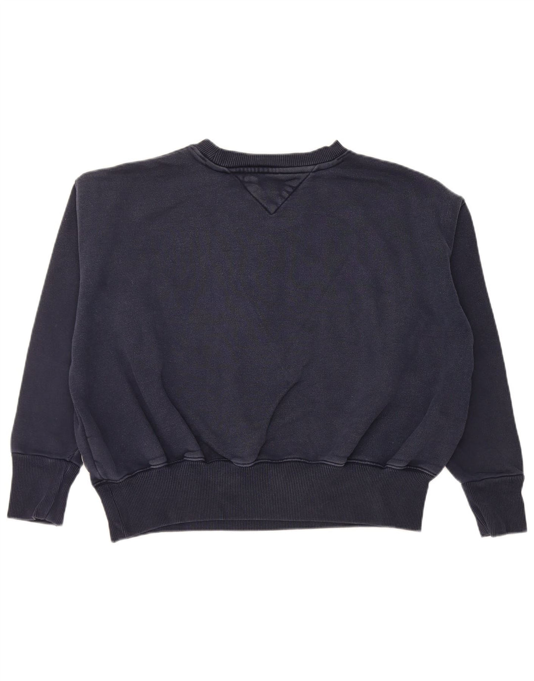 Tommy Hilfiger Dame Grafisk Sweatshirt Jumper UK 14 Medium Navy Blue