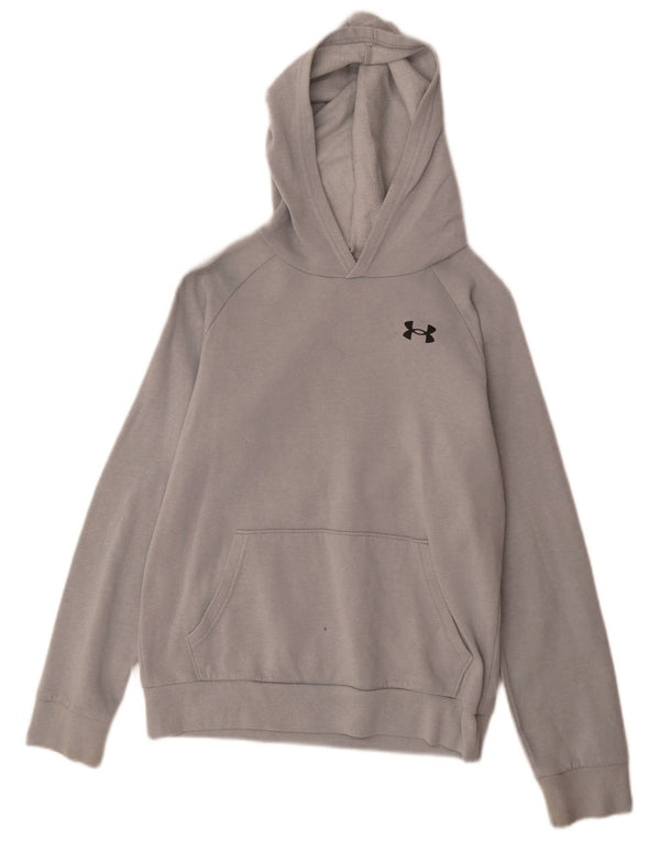 Under Armour Boys Hoodie Jumper 12-13 år Stor Grå Bomuld