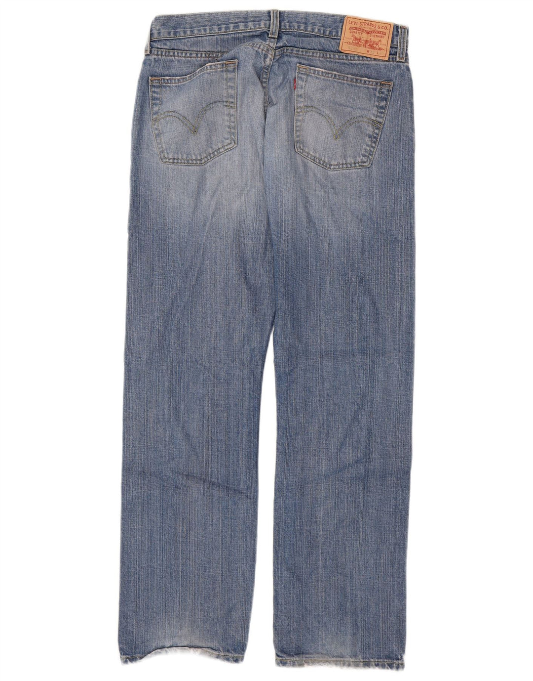 Levi's Herre 514 Slim Straight Jeans W33 L32 Blå Bomuld