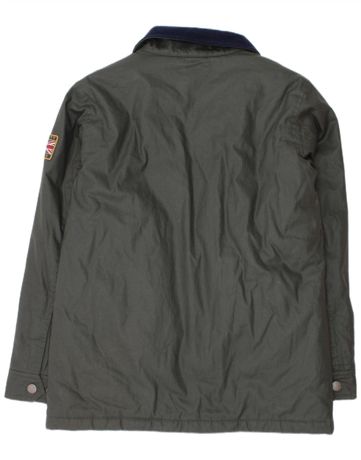 Hackett Boys Windbreaker Jacket 9-10 År Grå Bomuld