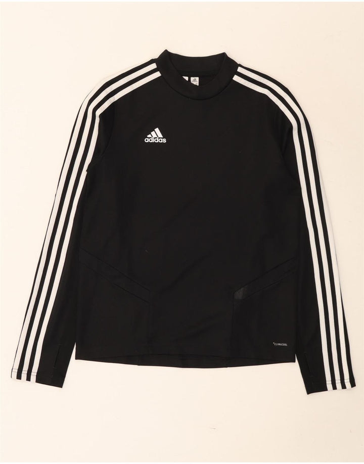 ADIDAS Boys Climacool Top Langærmet 11-12 År Sort Polyester