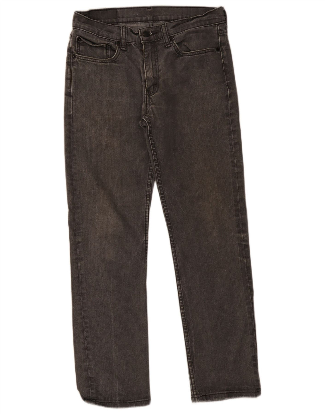 Levi's Herre 514 Straight Jeans W31 L28 Grå Bomuld