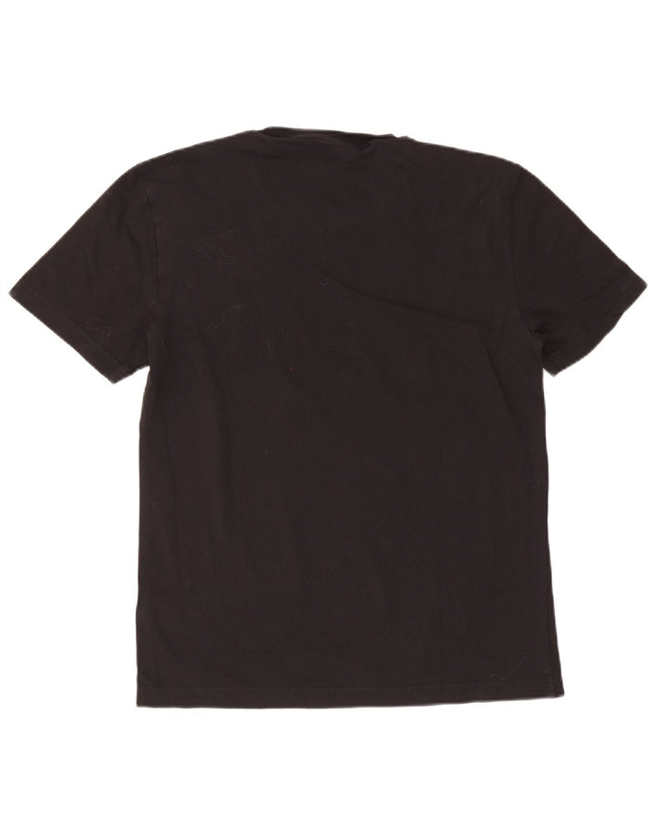 Calvin Klein Herre grafisk T-shirt Top Stor sort bomuld