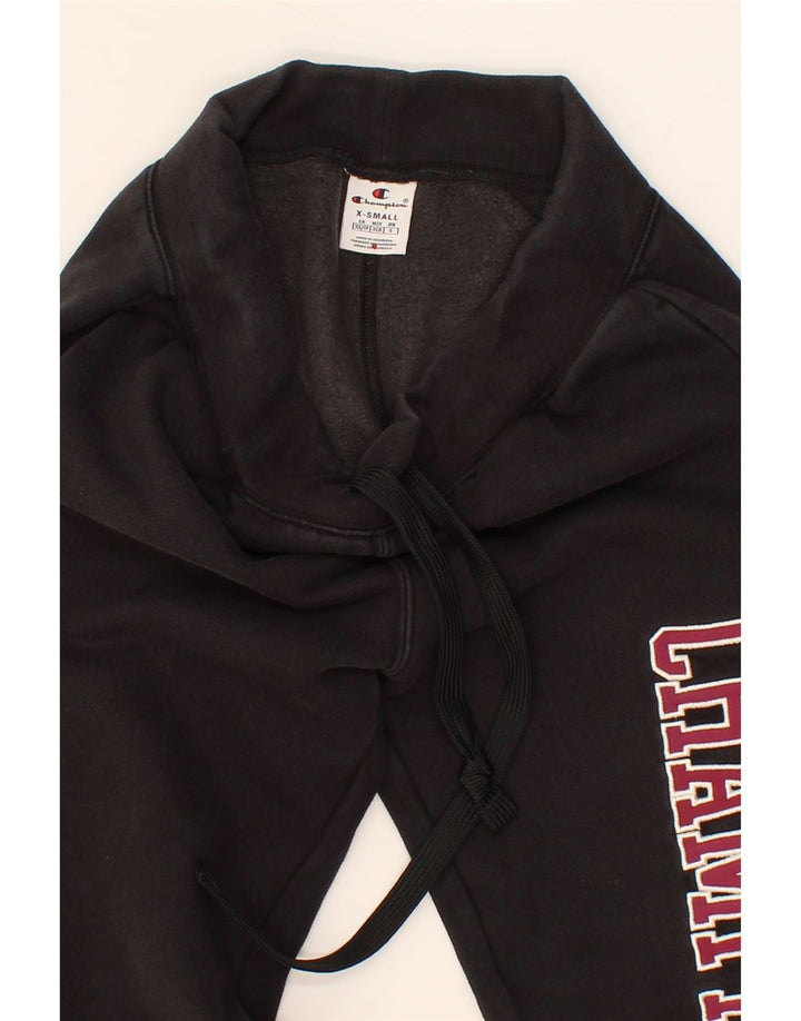 CHAMPION Mens Graphic Tracksuit Trousers Joggers XS  Black Vintage Champion and Second-Hand Champion from Messina Hembry 