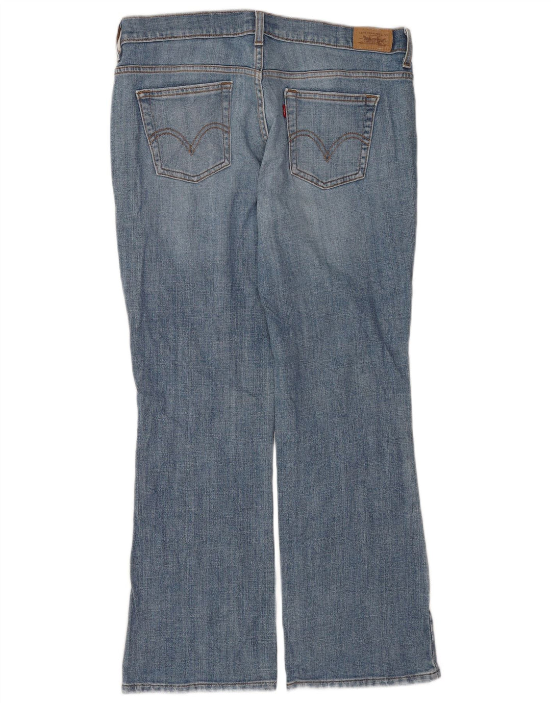 Levi's Dame 515 Bootcut Jeans US 12 Large W32 L30 Blå Bomuld